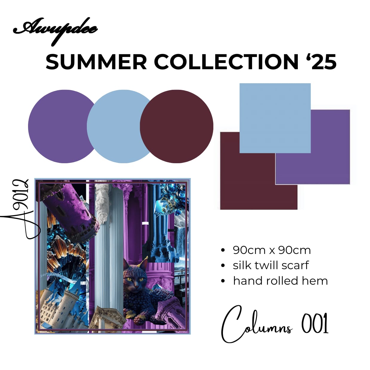 Purple Columns